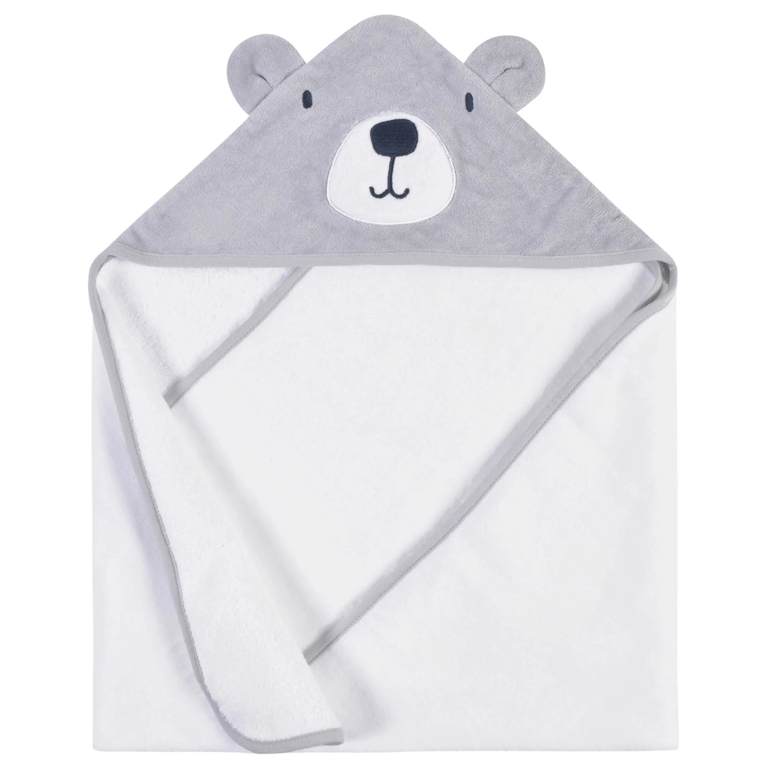 10-Piece Baby & Toddler Boys Bear Hooded Towel, Robe, & Washcloths Set