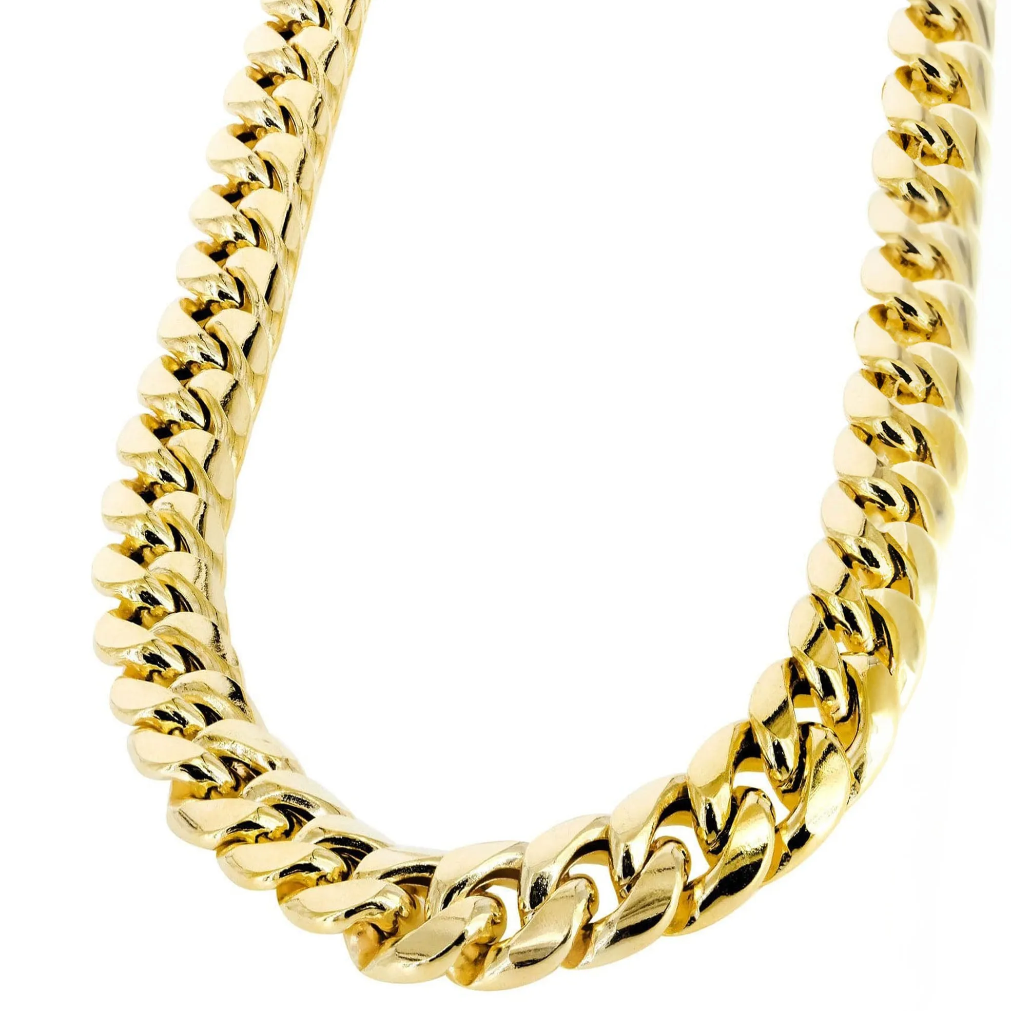 10K Gold Miami Cuban Necklace / 8 MM