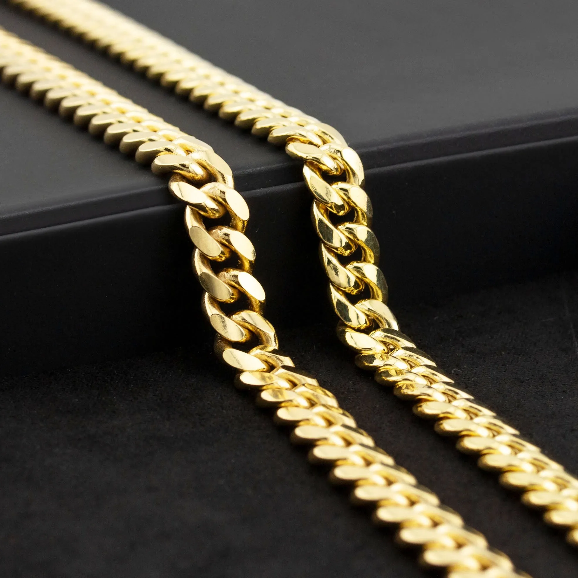 10K Gold Miami Cuban Necklace / 8 MM