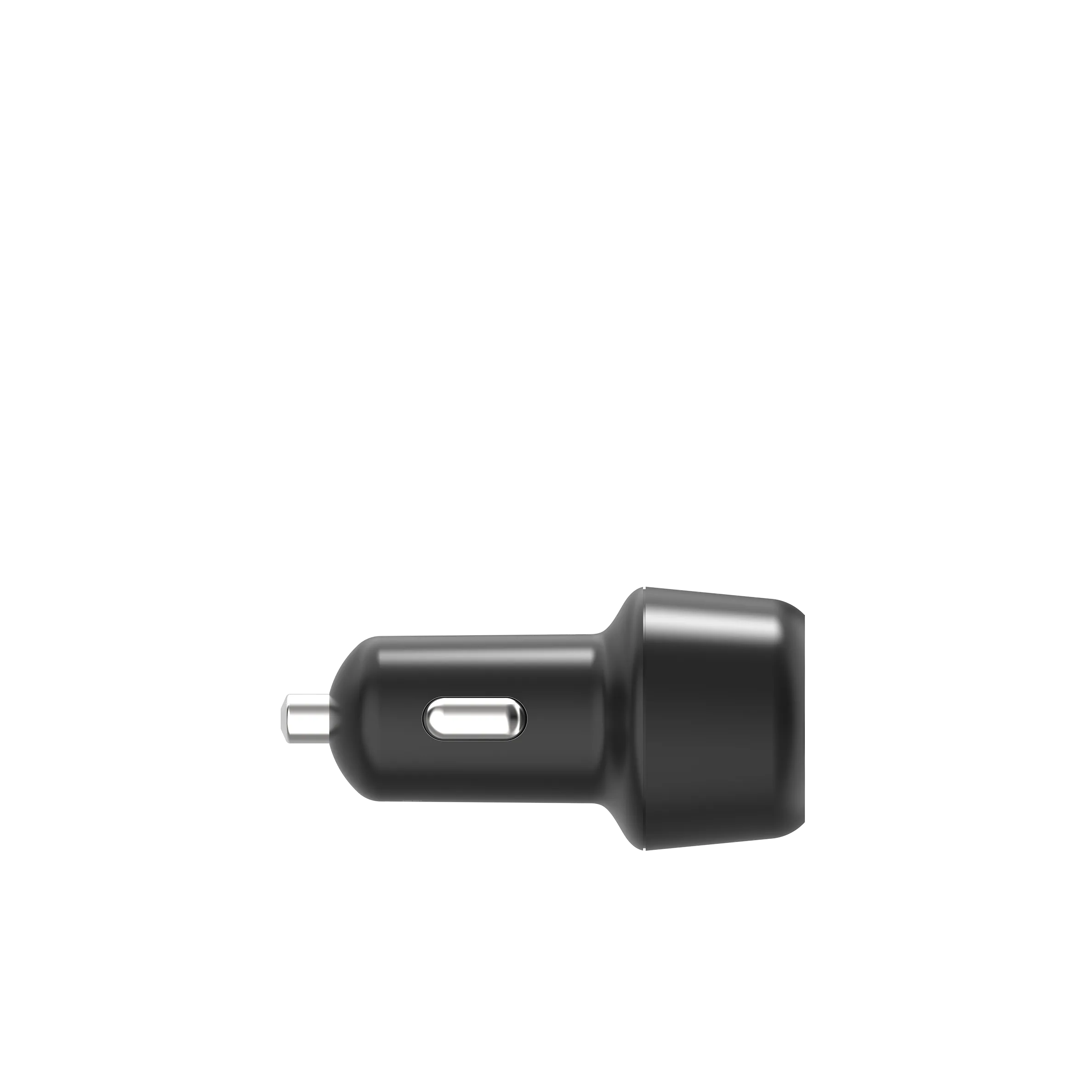 30W Dual Port Car Charger - Black