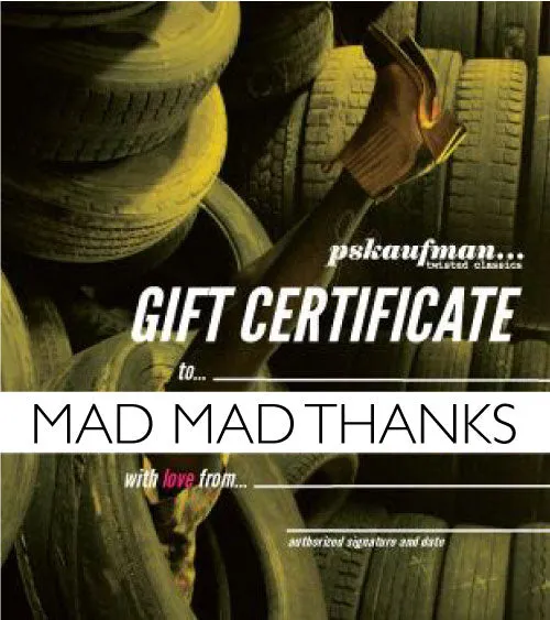 $600 gift certificate