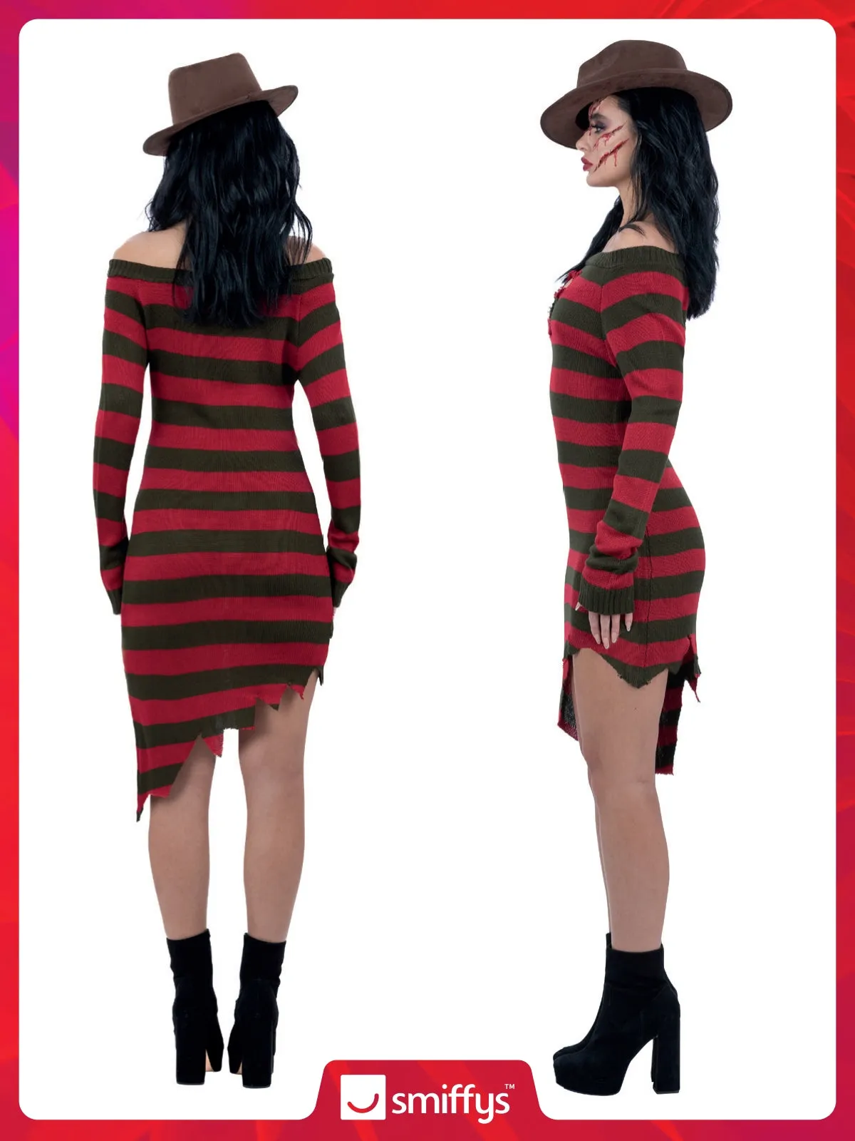 A Nightmare On Elm Street, Freddy Krueger Womens Costume