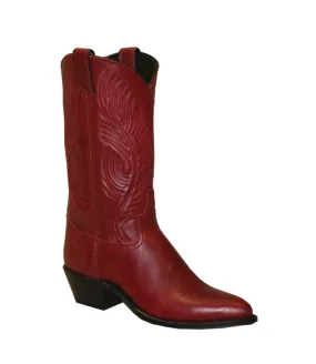 Abilene Boots Womens 11in USA Dress Red Cowhide Cowboy Boots