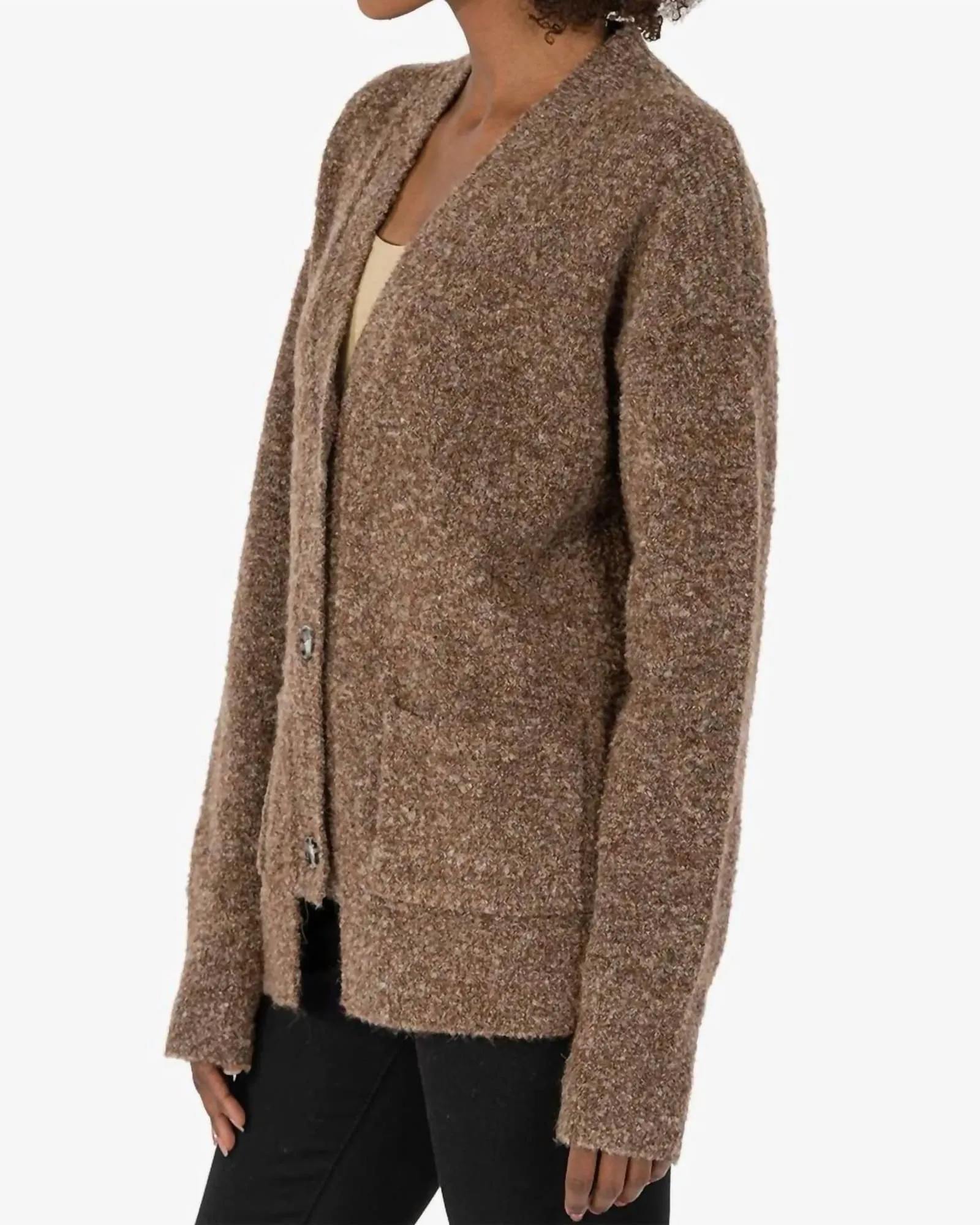 Addie Cardigan in Brown | Brown