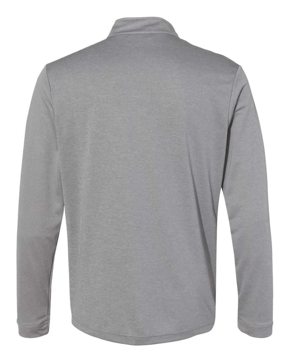 Adidas A280 Lightweight Quarter-Zip Pullover - Grey Three Heather Carbon