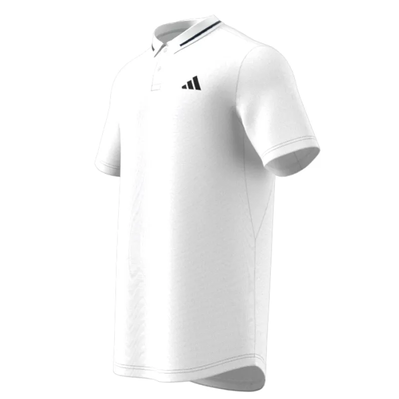 Adidas Club Tennis Piqué Polo Tennis Shirt - Black/White