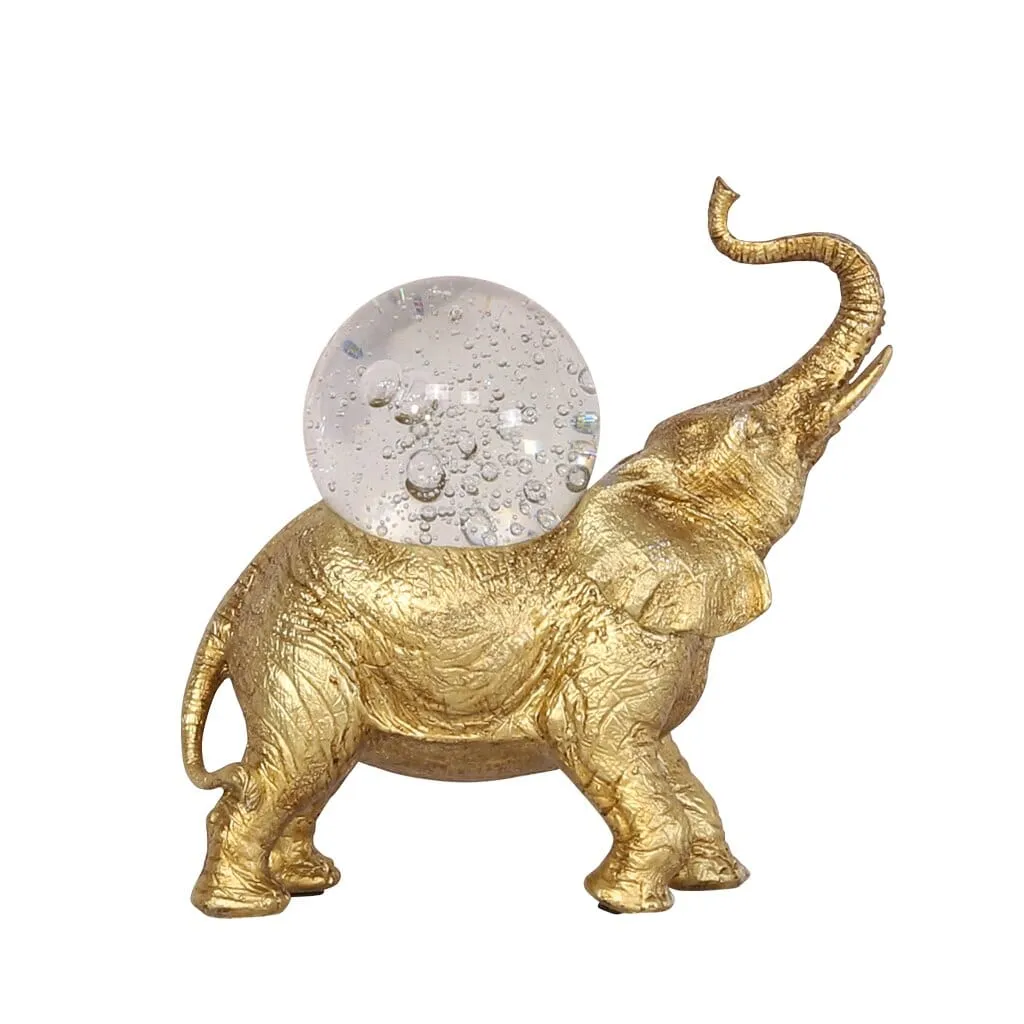 African Elephant with Crystal Ball