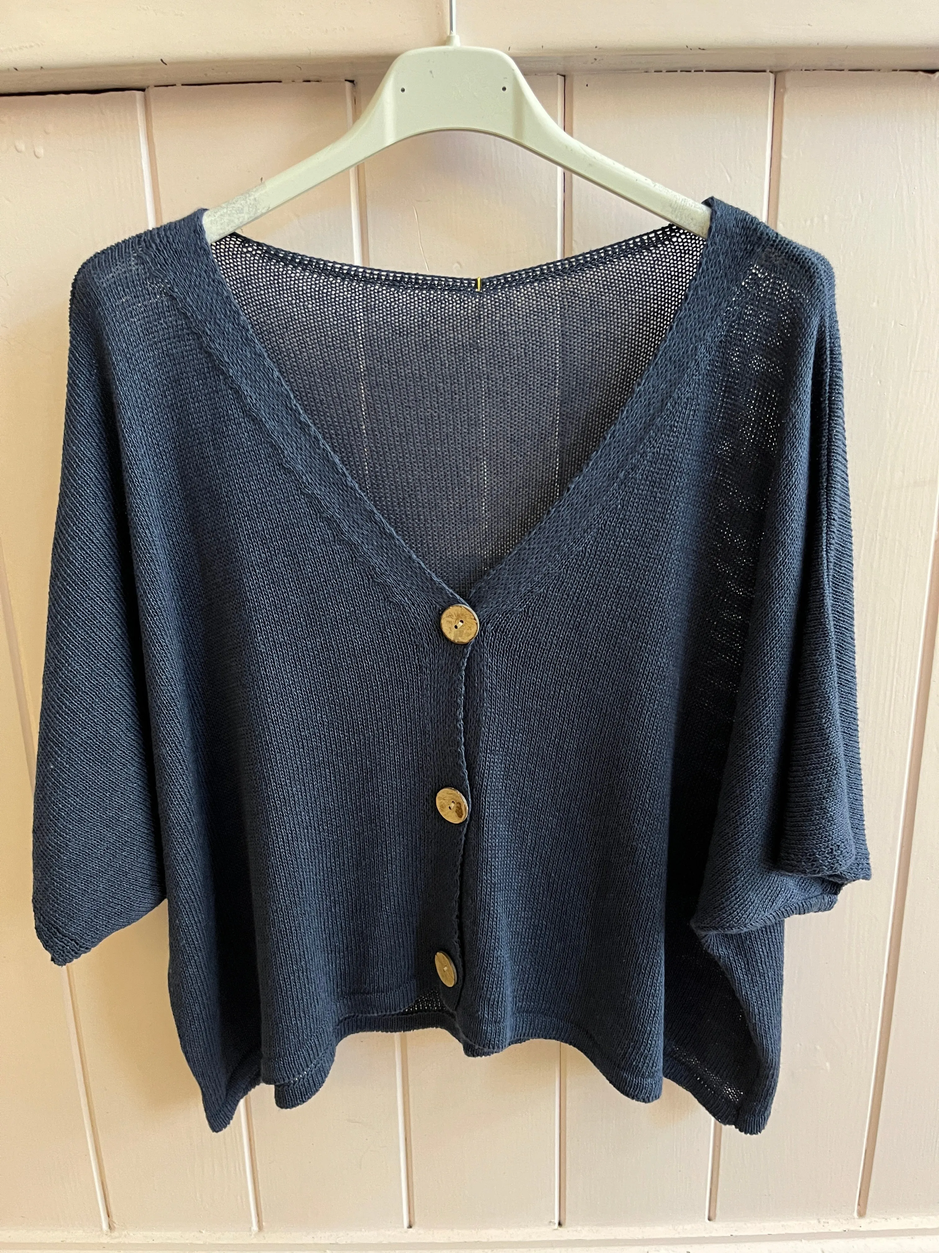 Aimee Cute Button Layering Cardi