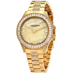 Akribos Xxiv Mother of Pearl Dial Ladies Watch AK670YG