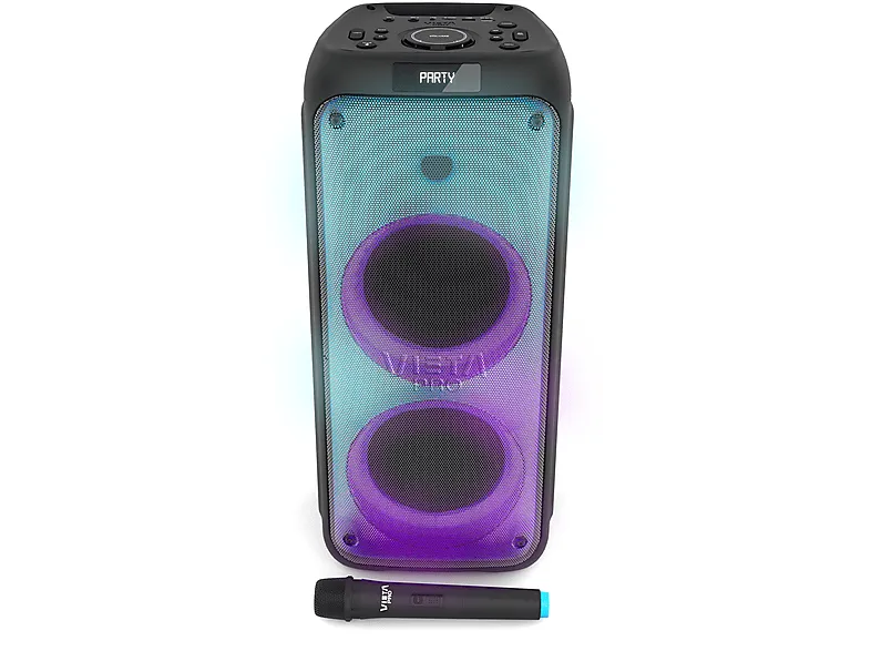 Altavoz de gran potencia - Vieta Party 11 VMHW350BK, Bluetooth, 150W, 10h Autonomía, Negro