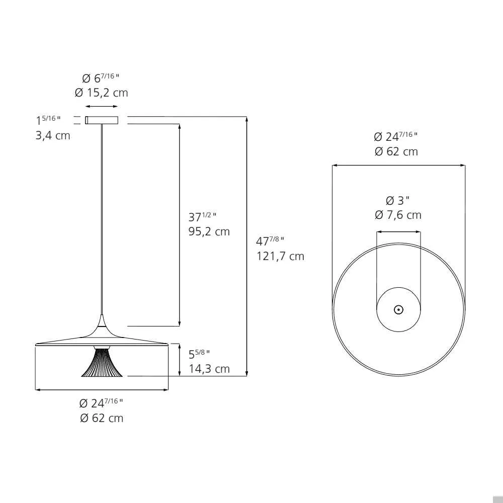 Artemide Ipno suspension lamp LED