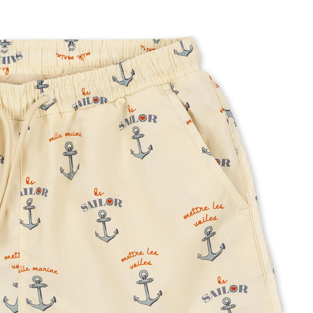 Asnou Swim Shorts in Ancre by Konges Sløjd - Last Ones In Stock - 2-4 Years