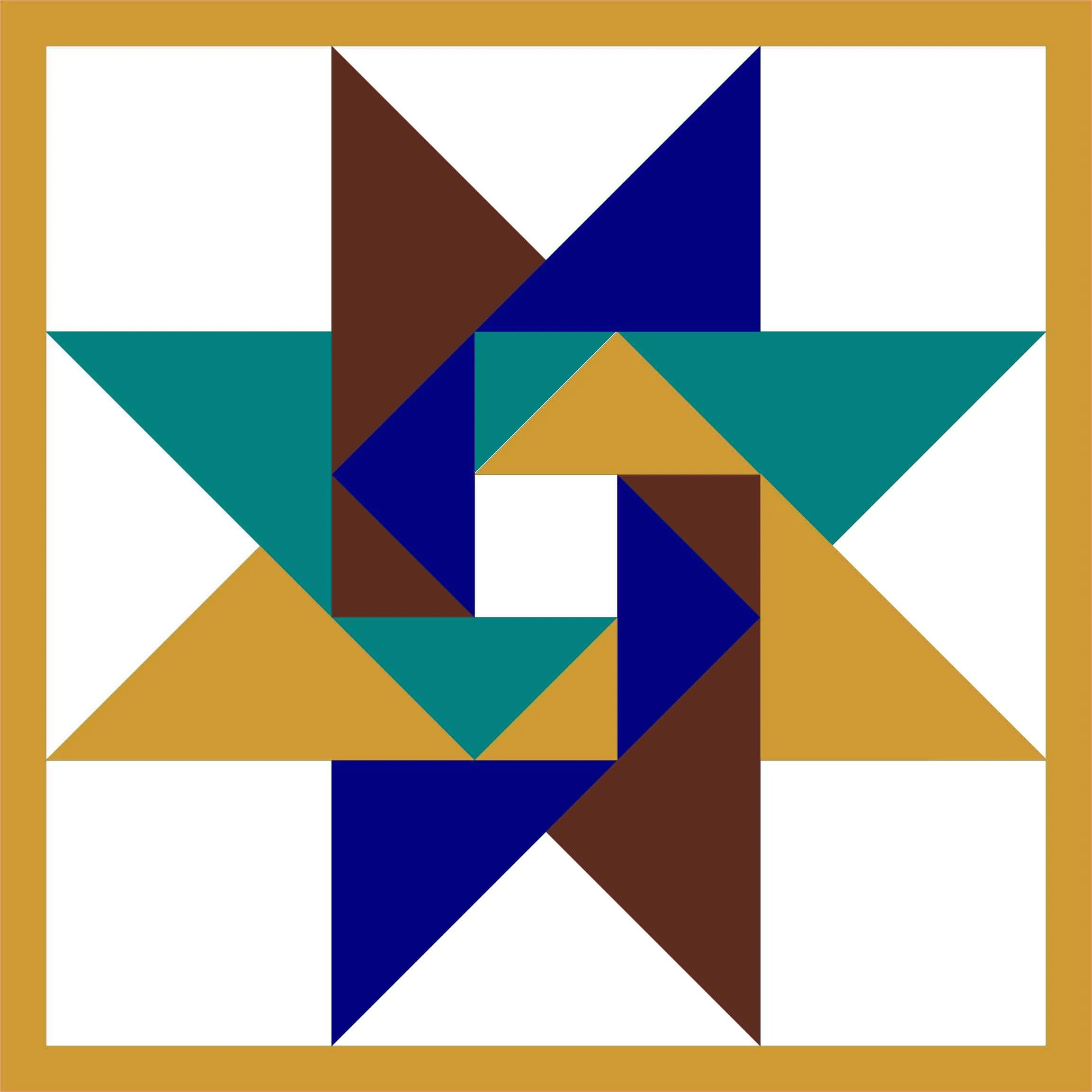 Aster - Barn Quilt