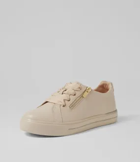 Audry (Almond-Pale Gold Leather)