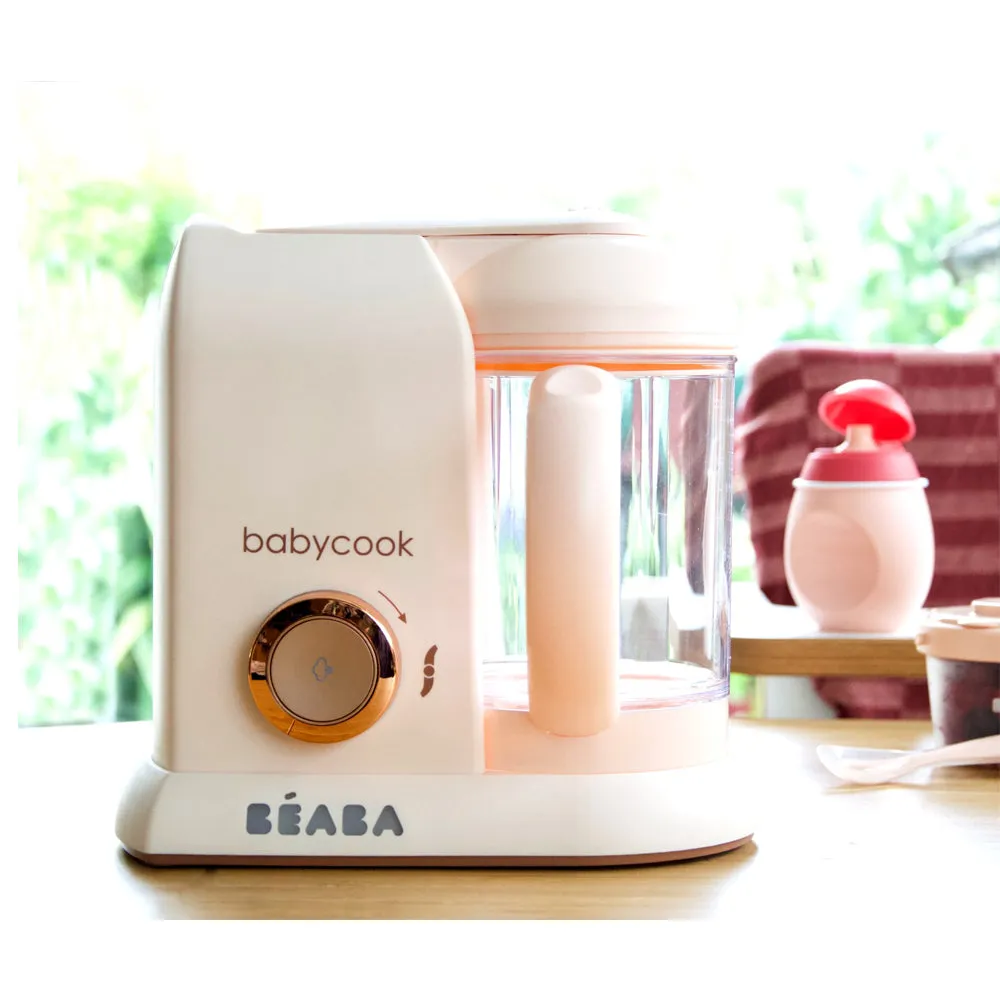 BEABA BABYCOOK SOLO BABY FOOD PROCESSOR STEAM COOK - Rose Gold