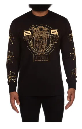 Billionaire Boys Club BB Process LS Tee Black 831-8204-BLACK