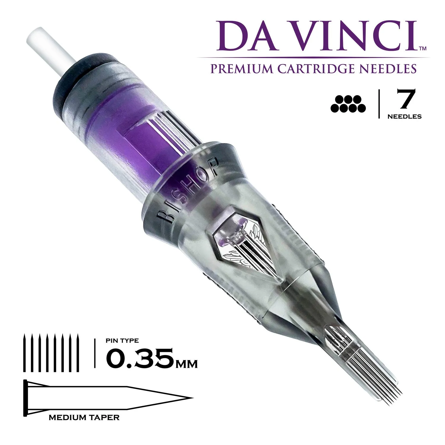 Bishop Da Vinci V2 Cartridges - #12 Magnum Medium Taper