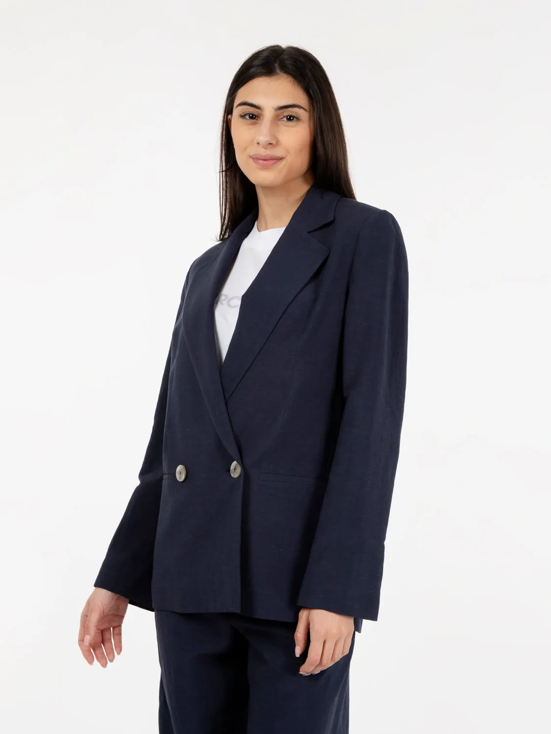 Blazer doppiopetto blu