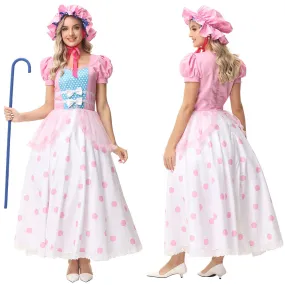 Bo Peep Shepherdess Cosplay Costume Outfits Halloween Carnival Party Disguise Suit