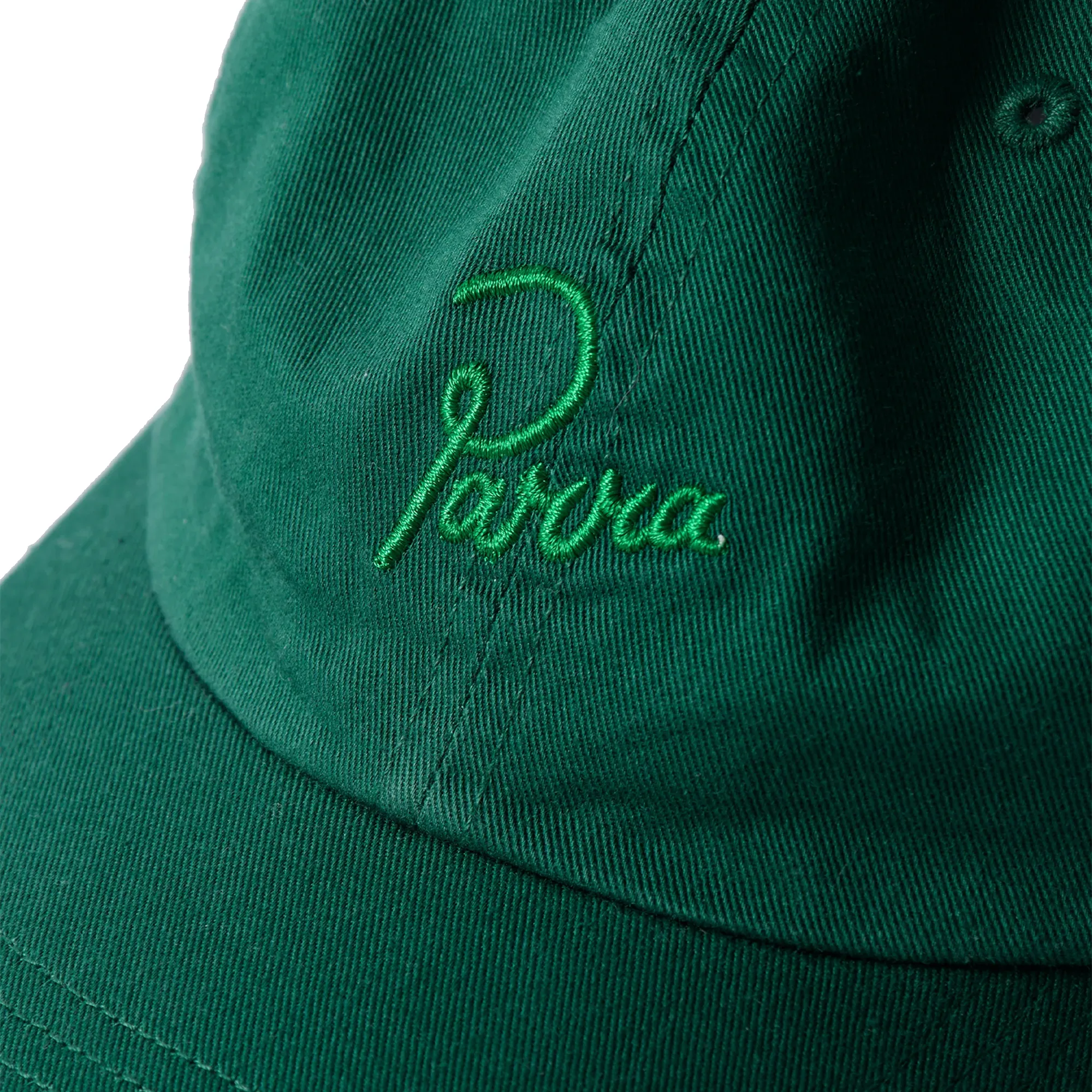 By Parra Script Logo 6 Panel Hat Castleton Green