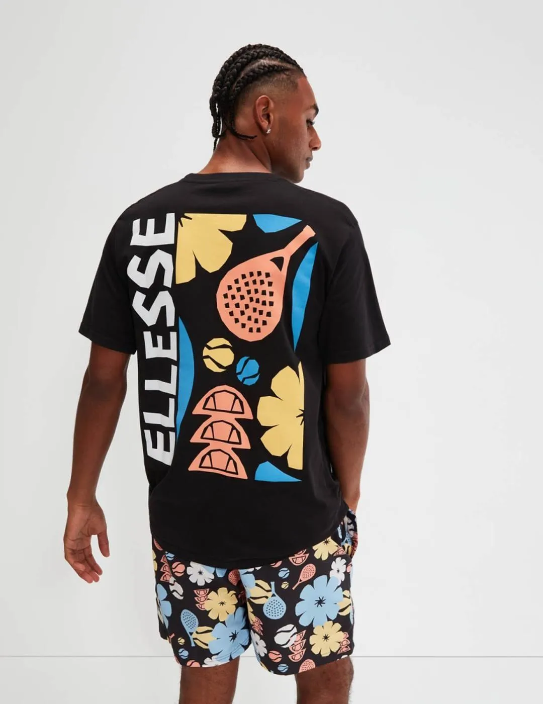 Camiseta Ellesse Impronta Whased Negro