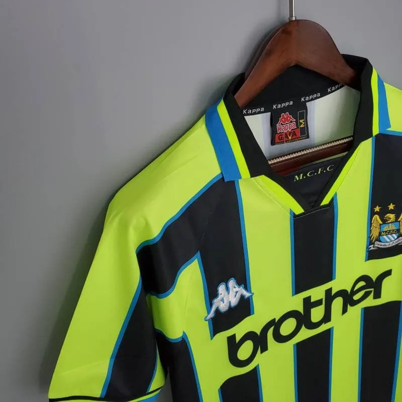 Camiseta manchester city 1998/99 Visitantante