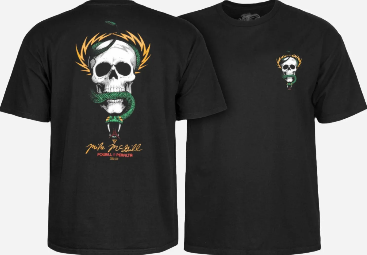 Camiseta Powell Peralta McGill Skull & Snake Negro