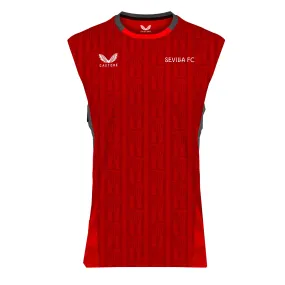 Camiseta Roja Entreno Sin Mangas 23/24 adulto