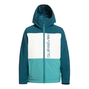 Campera Niño Snow Quiksilver Side Hit Niño Azul Blanco