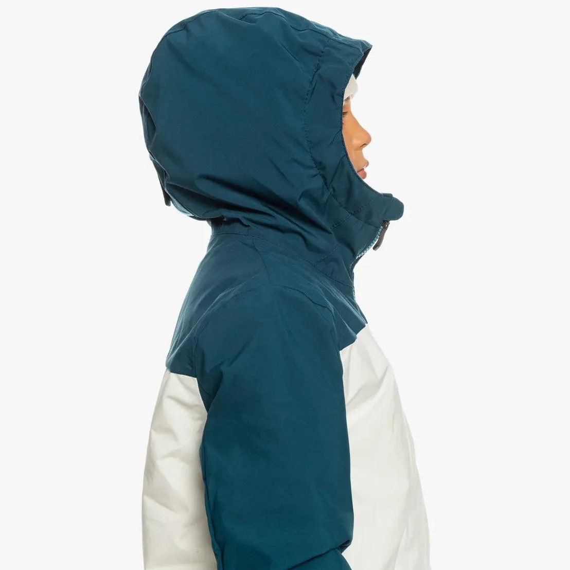 Campera Niño Snow Quiksilver Side Hit Niño Azul Blanco