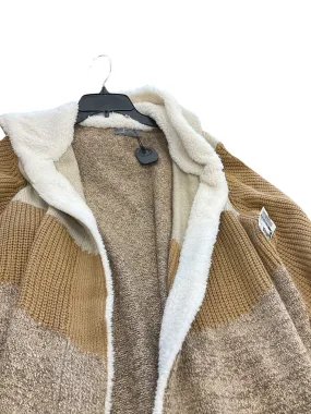 Cardigan By Natural Reflections In Tan, Size: Xl