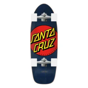 CARVER SANTA CRUZ CLASSIC DOT PIG SURF SKATE 10.54 X 31.45