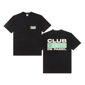 Club de Padel 'Heritage' Tee - Black