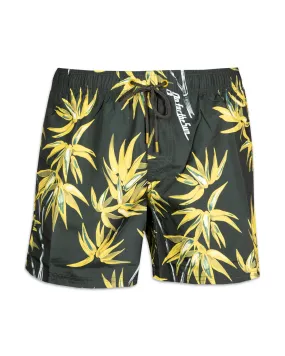 Costume Uomo Sundek Palm Print Verde