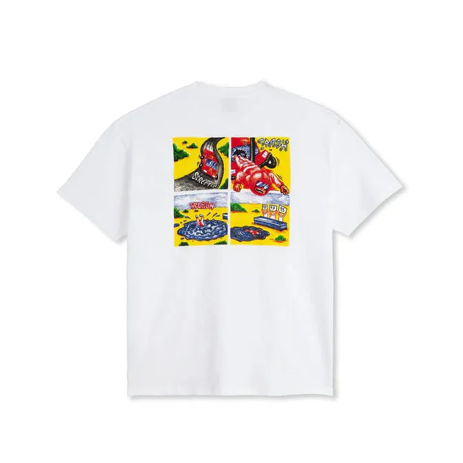 Crash Tee | White