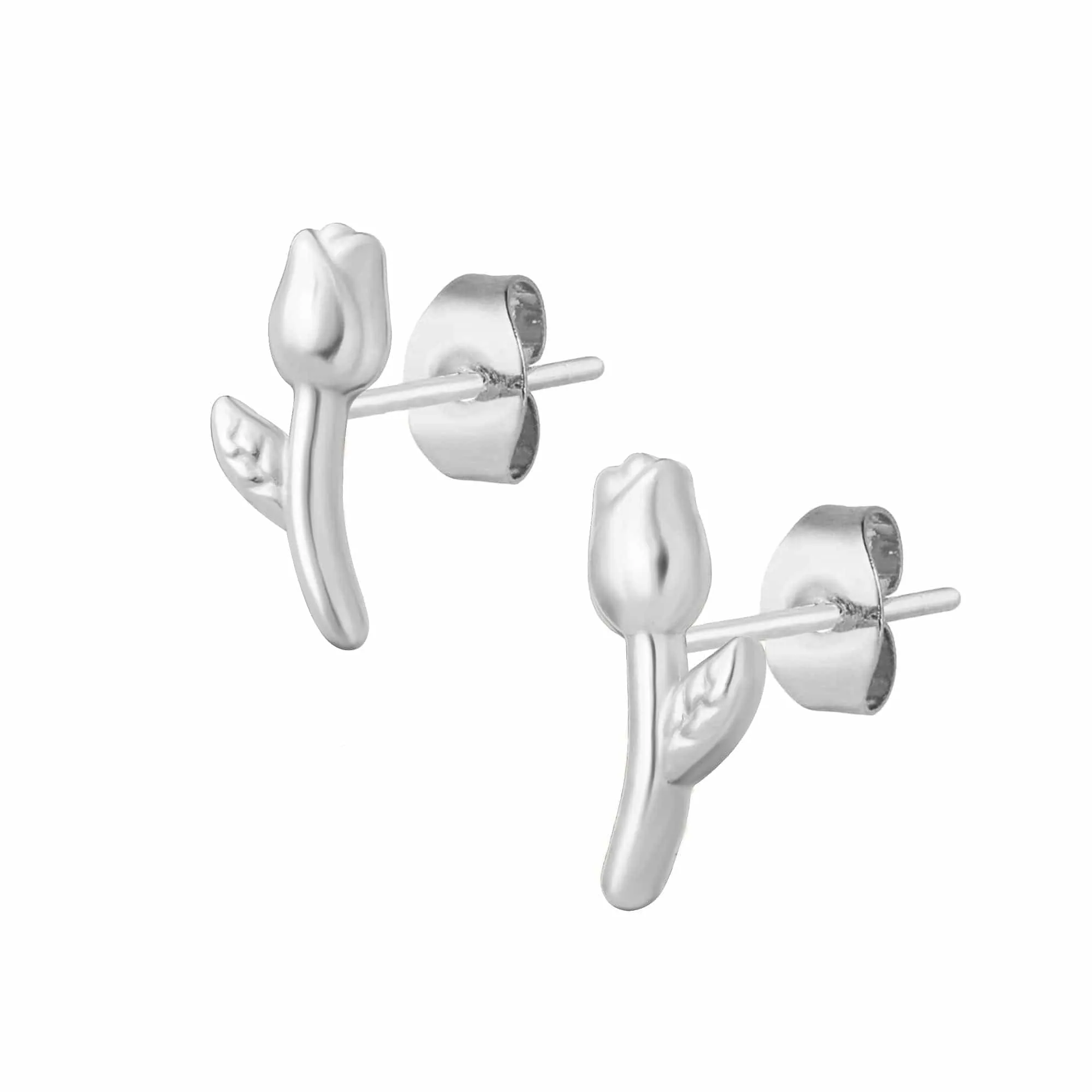 Dainty Rose Stud Earrings