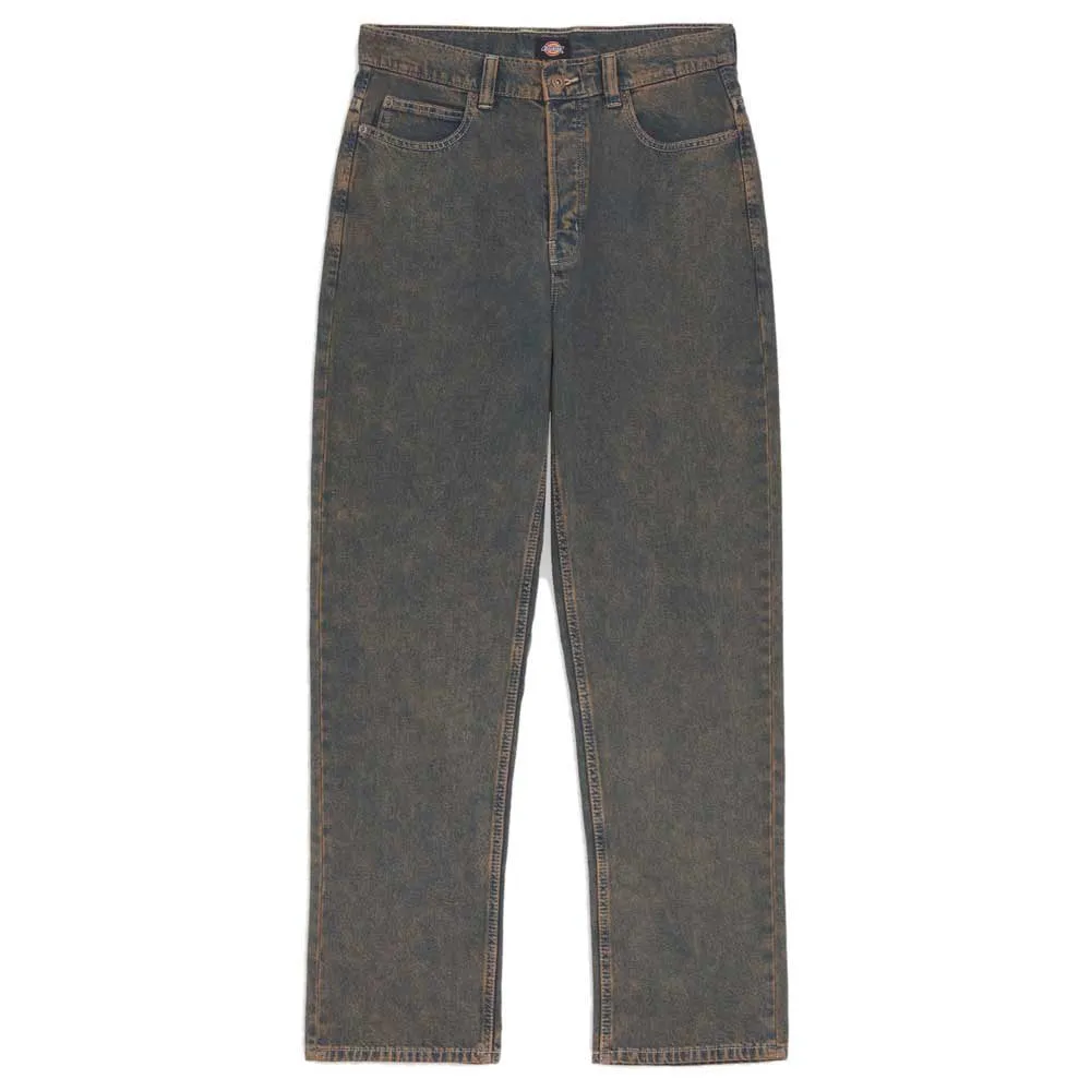 DICKIES PANTALON THOMASVILLE DENIM PANT OVERDYE BROWN WASH