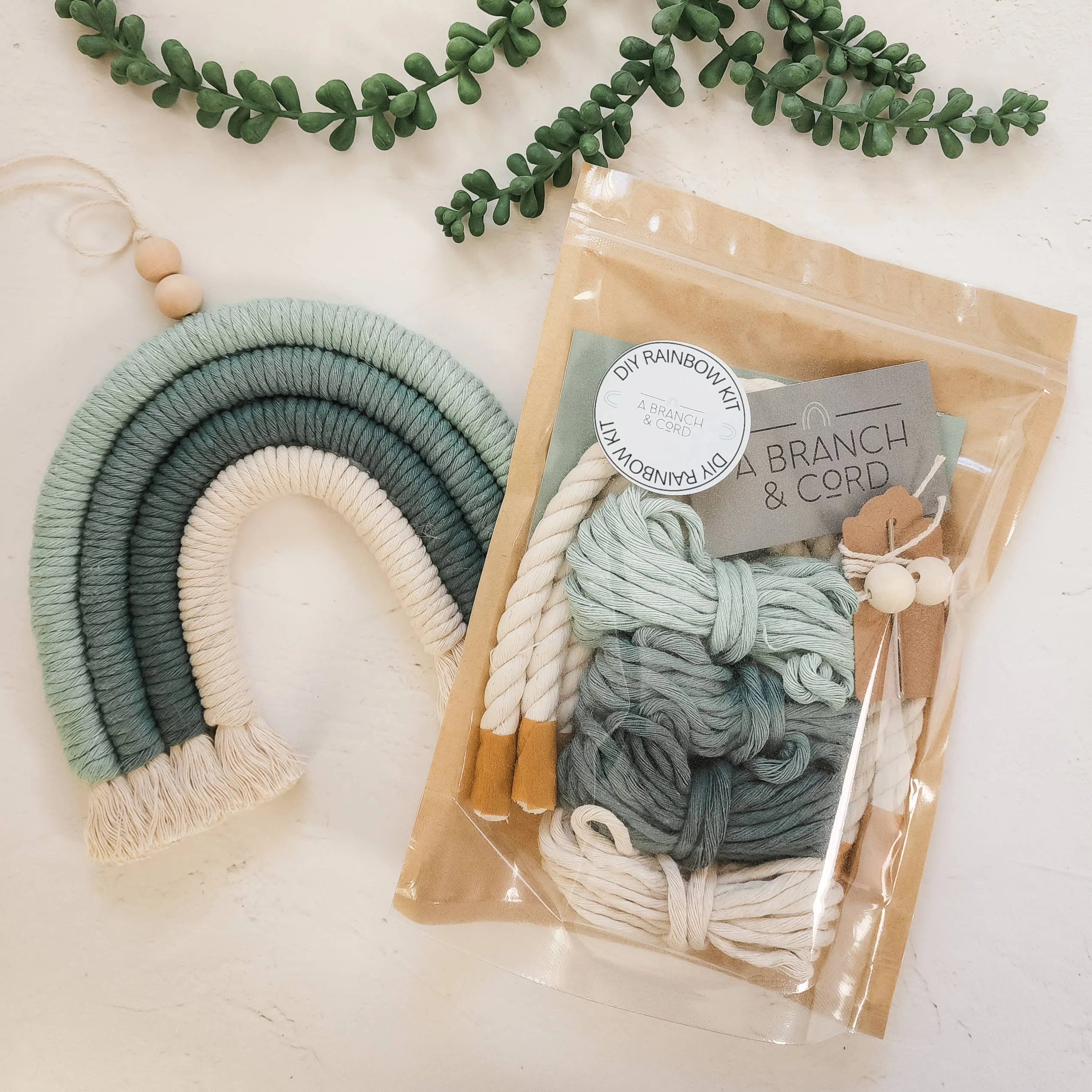 DIY Macrame Rainbow Kit