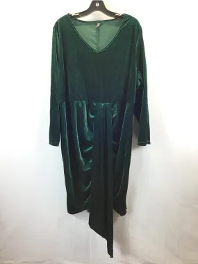 Dress Party Midi By Shein In Green, Size: 3x