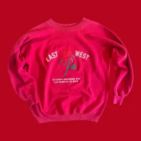 East West Rose Sweatshirt #8.16 Red XL