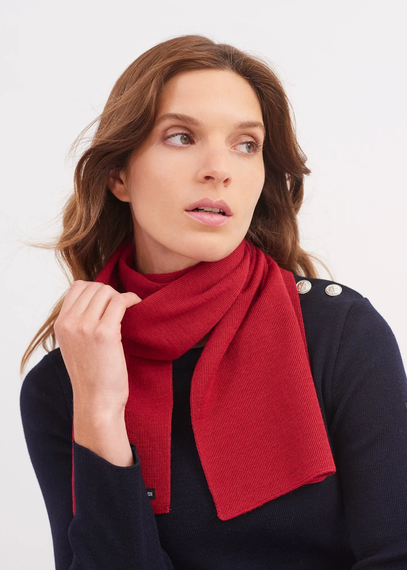 Echarpe unie Scarf - en pure laine vierge (MEDOC)