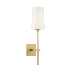 Elegant II 1 Light Wall Sconce - Brass