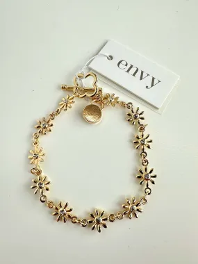 Envy Daisy Bracelet - Gold