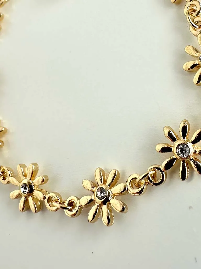 Envy Daisy Bracelet - Gold