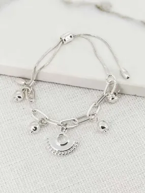 Envy Sunrise Charm Bracelet - Silver