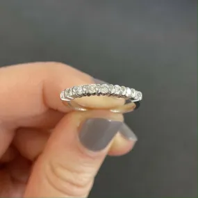 'EVELYN V2' 18ct White Gold Set Half Eternity Ring