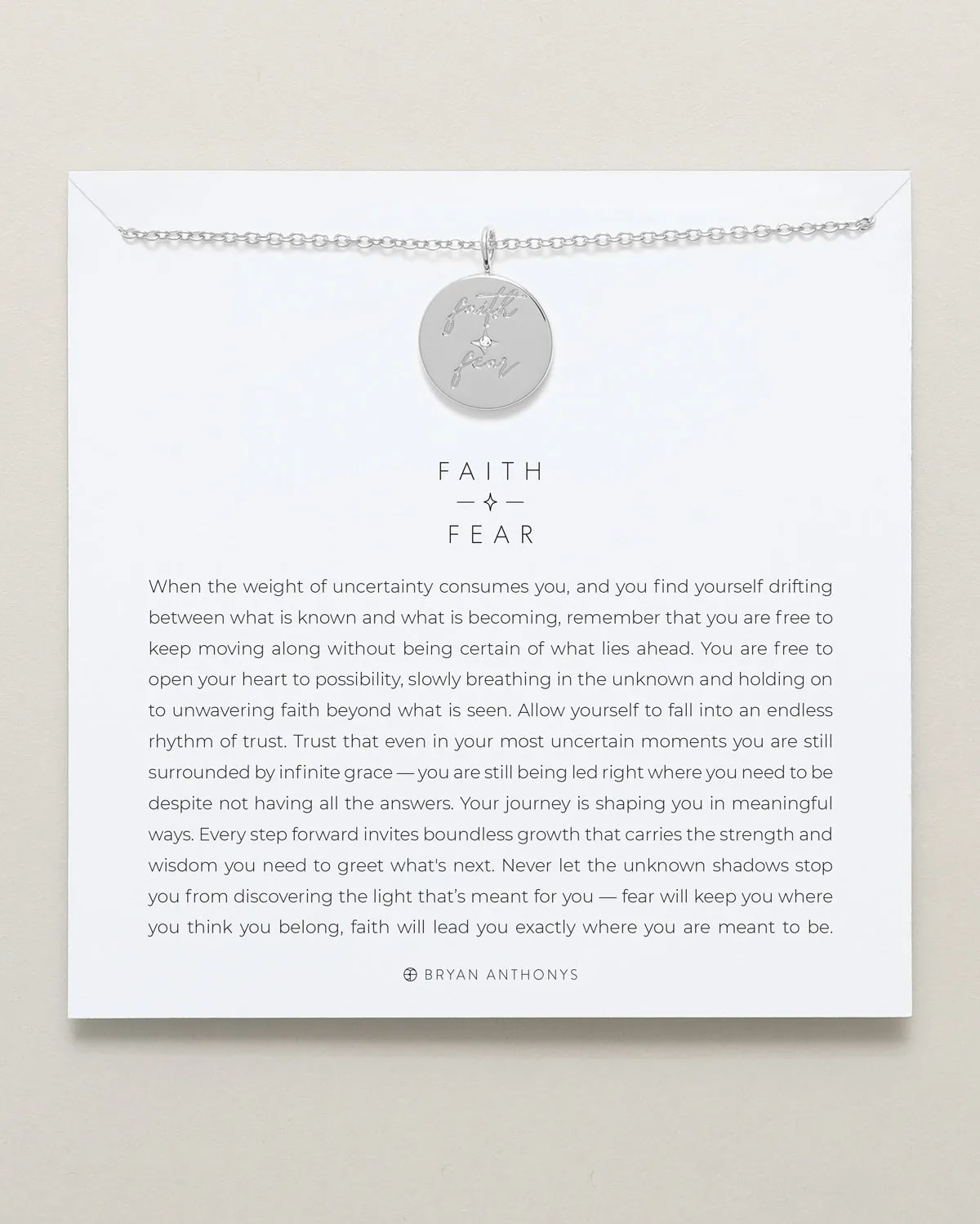 Faith Over Fear Necklace