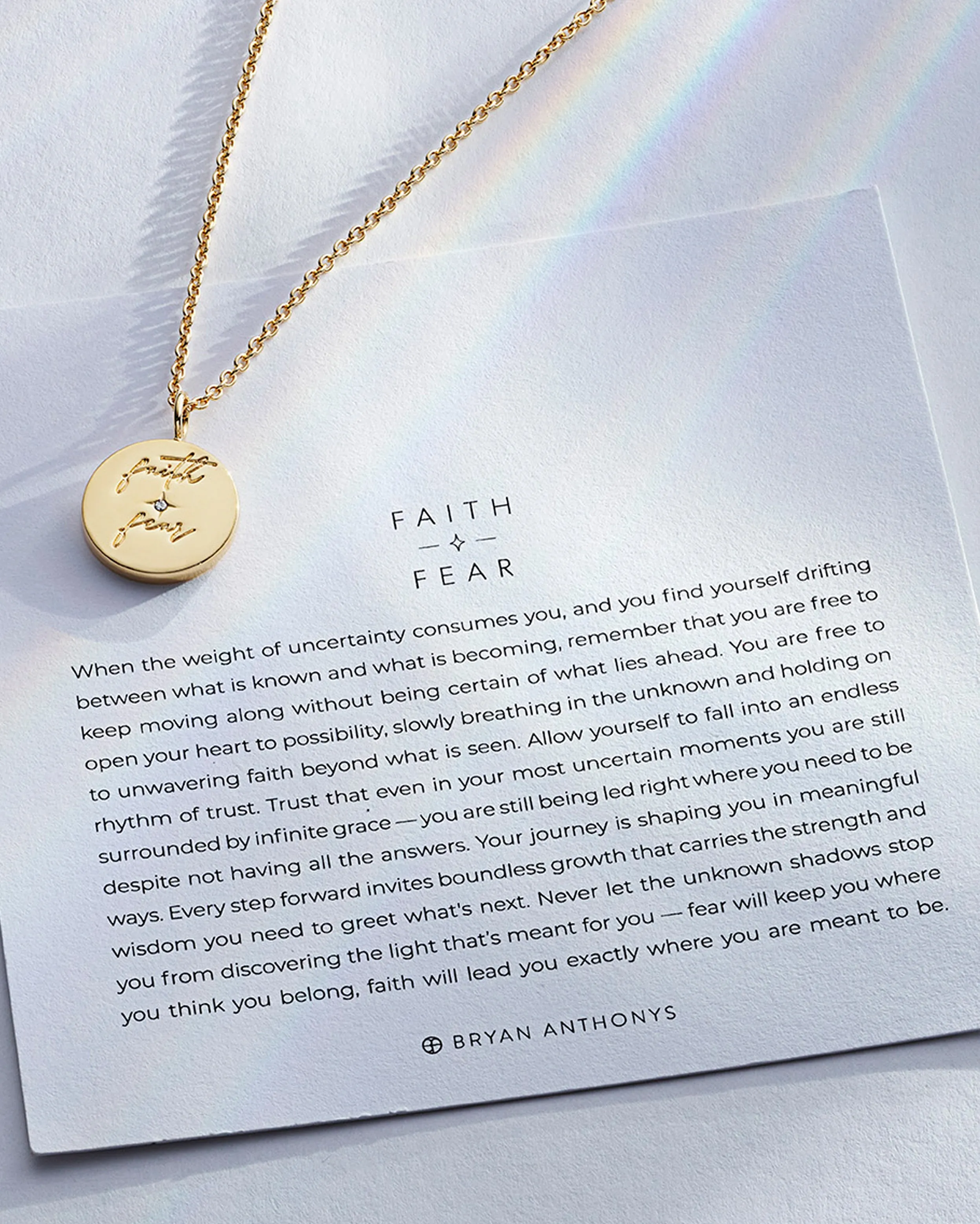 Faith Over Fear Necklace