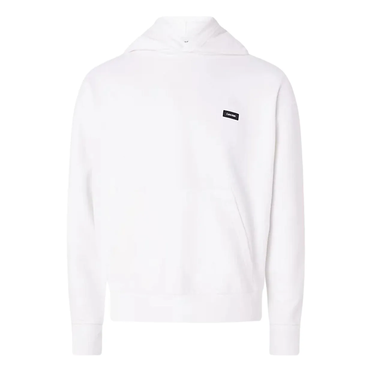 Felpa Uomo Calvin Klein Cappuccio Bianco