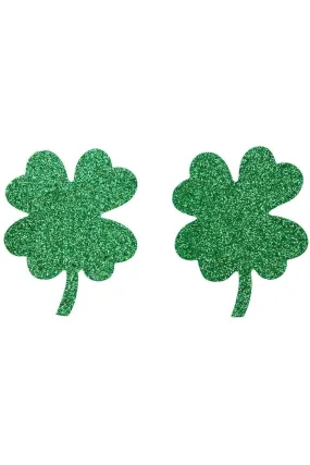 Fever Shamrock Glitter Pasties